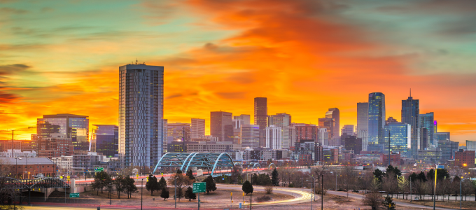 denver colorado skyline