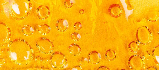 weed wax close up