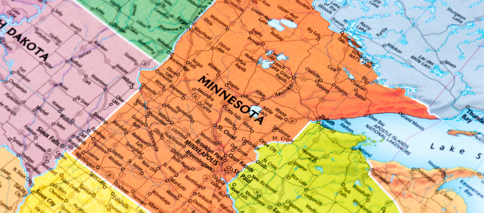 map of minnesota