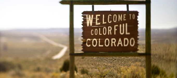 colorful colorado sign