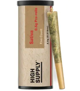 (2.5g) Bitter Orange | 0.5g | 5pk Pre-Rolls | High Supply