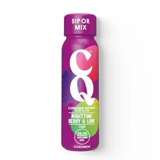 (0.025g) CQ - Infused Shot - NightTime Berry & Lime 1:1 CBN:THC (25mg)