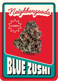 (2.83g) Blue Zushi | Hybrid | [2.83g]