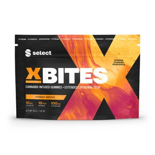 (0.1g) X Bites Orange Matter 10pk Gummies 100mg