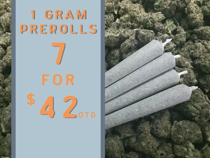 $31.50 (Pre-Tax) for 7 Pure Greens Pre-Rolled Joints