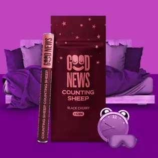 (each) Good News Counting Sheep + CBN 1:4 Cartridge 500mg