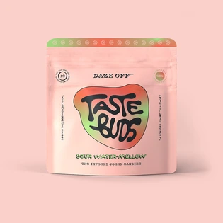 (each) Taste Buds 2:1 Sour Water-Mellow Gummies - 10 Pack