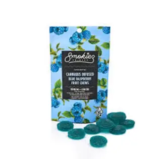 (0.1g) Blue Raspberry Indica  100mg THC Fruit Chews