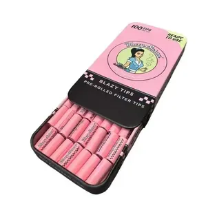 (each) Pink Pre-Rolled Filter Tip (100ct)