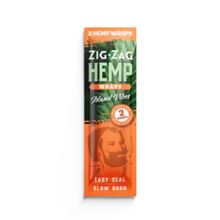 (each) Zig Zag Island Vibes Hemp Wraps (2ct)