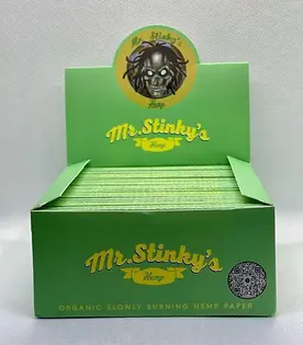 (each) Mr. Stinky's Organic Hemp Rolling Papers King Size