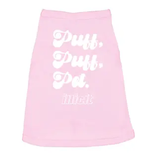 (each) Puff Puff Pet | Pet-Shirt | Pink