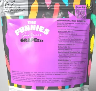(each) NGW The Funnies Gummies Grapezzz 2:1:1  (THC/CBN/CBG) 200mg