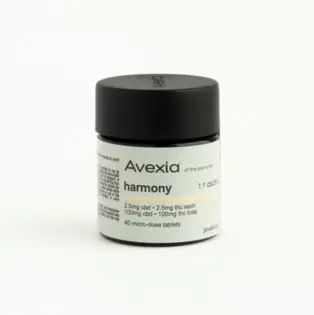 (each) Avexia Harmony Tablets 1:1 CBD/THC 100mg