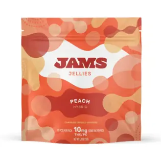 (each) Grassroots Jams Fast Acting Gummies Peach (H) 100mg