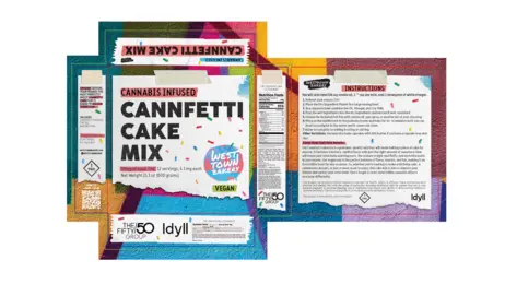 (g) WTB "Take & Bake" Cannfetti Cake [50mg] Mix
