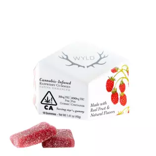 4 WYLD 100MG GUMMIE PACKS $59.33