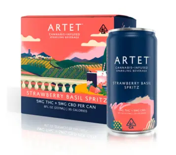 (0.1g) Artet | Strawberry Basil | 4pk/100mg