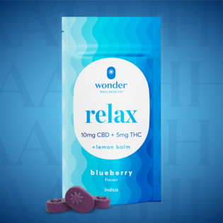 (each) Wonder Wellness Co. Gummies Relax Blueberry 2:1 (H) 100mg