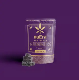 (each) nuEra Live Resin Blueberry Gummies (I) 100mg