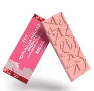 (each) Strawberry Cream Bar - 203.90mg - TOP SHELF BOTANICALS