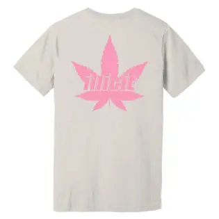 (each) Illicit Leaf Logo T-Shirt | Pink