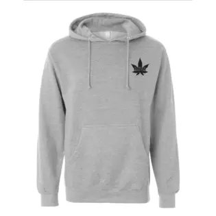 (each) Illicit Leaf Logo Hoodie | Black