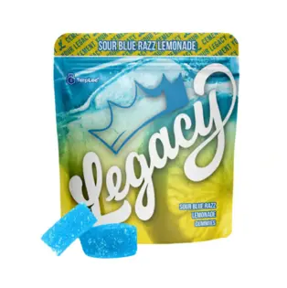 (each) Legacy Gummies Sour Blue Razz Lemonade (H) 100mg