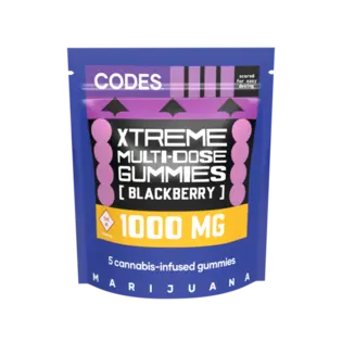 (each) Blackberry | XTREME Gummies 1000mg (5ct)