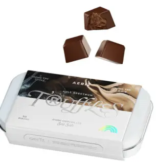 (0.1g) Aeriz |  Truffles Sea Salt Dark Chocolate | 10pk/100mg