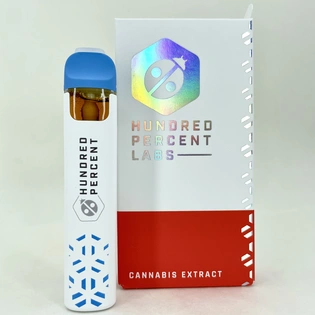 (0.89g) Cindy 99 Live Resin Disposable | Hundred Percent | Vape | .89g