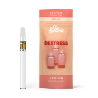 (0.3g) &Shine | Peaches and Creme Disposable | 0.3g