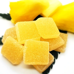 (each) Pineapple Buddha Squares (10 Pack) Hybrid 89.10mg