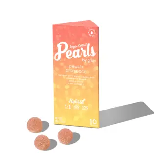 (each) Peach Prosecco 1:1 I Pearls 10pk I 100mg