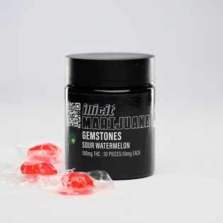 (each) Sour Watermelon | Gemstones 100mg