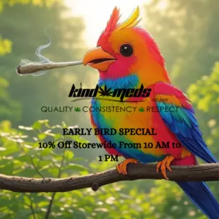 Early Bird Special. 10% Off Storewide 10 AM to 1 PM