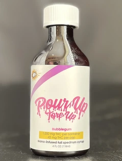 50% Off 1000mg Bubble Gum Pour Up Tour Up RSO Syrup - MED