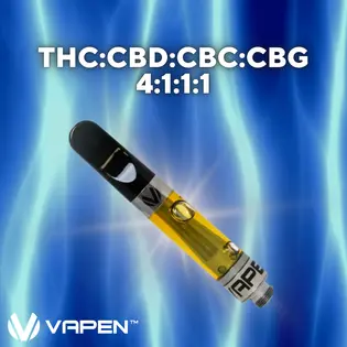 (each) Vapen - Cart - Blue Raspberry + CBD,CBG,CBC - 1g