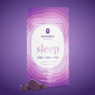 (each) *Wonder | Sleep 1:1:1 Plum Gummies [20pk] (100mg CBD/110mg THC/100mgCBN)