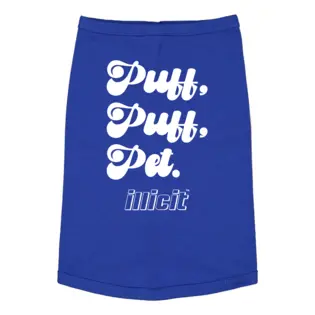 (each) Puff Puff Pet | Pet-Shirt | Blue