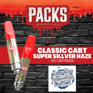 (g) Packs Super Silver Haze .9g Cartridge
