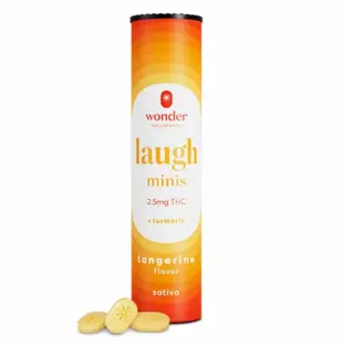 (each) Wonder Wellness Co Laugh Tangerine Mints (S) 100mg