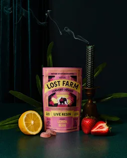 (each) Kiva Lost Farm Live Resin Chews Blueberry (S) 100mg
