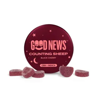 (each) Good News Gummies Counting Sheep Black Cherry 1:2 CBN:THC (I) 100mg