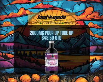 2000mg RSO Pour Up Tore Up Cannabis Syrup $48.50 - 18+ MED