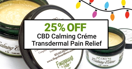 25% OFF CBD Calming Créme Muscle Relief (Transdermal Pain Relief)