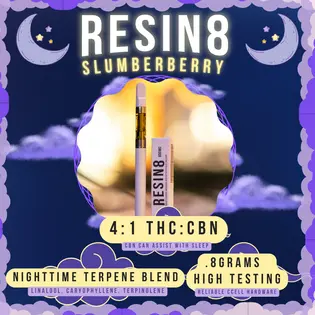 (each) Slumberberry 4:1 THC:CBN 0.8g, Distillate