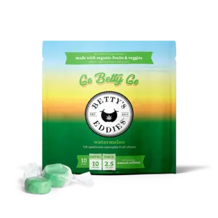 (each) Betty's Eddies Sativa Go Betty Go Watermelon Fruit Chews 100mg (10ct)