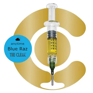 (each) The Clear 0.5 mL Elite Blue Raz