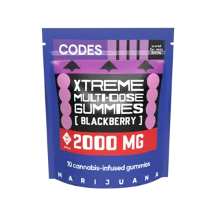 (each) Blackberry | XTREME Gummies 2000mg (10ct)